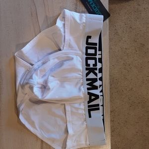 White Jockmail Briefs